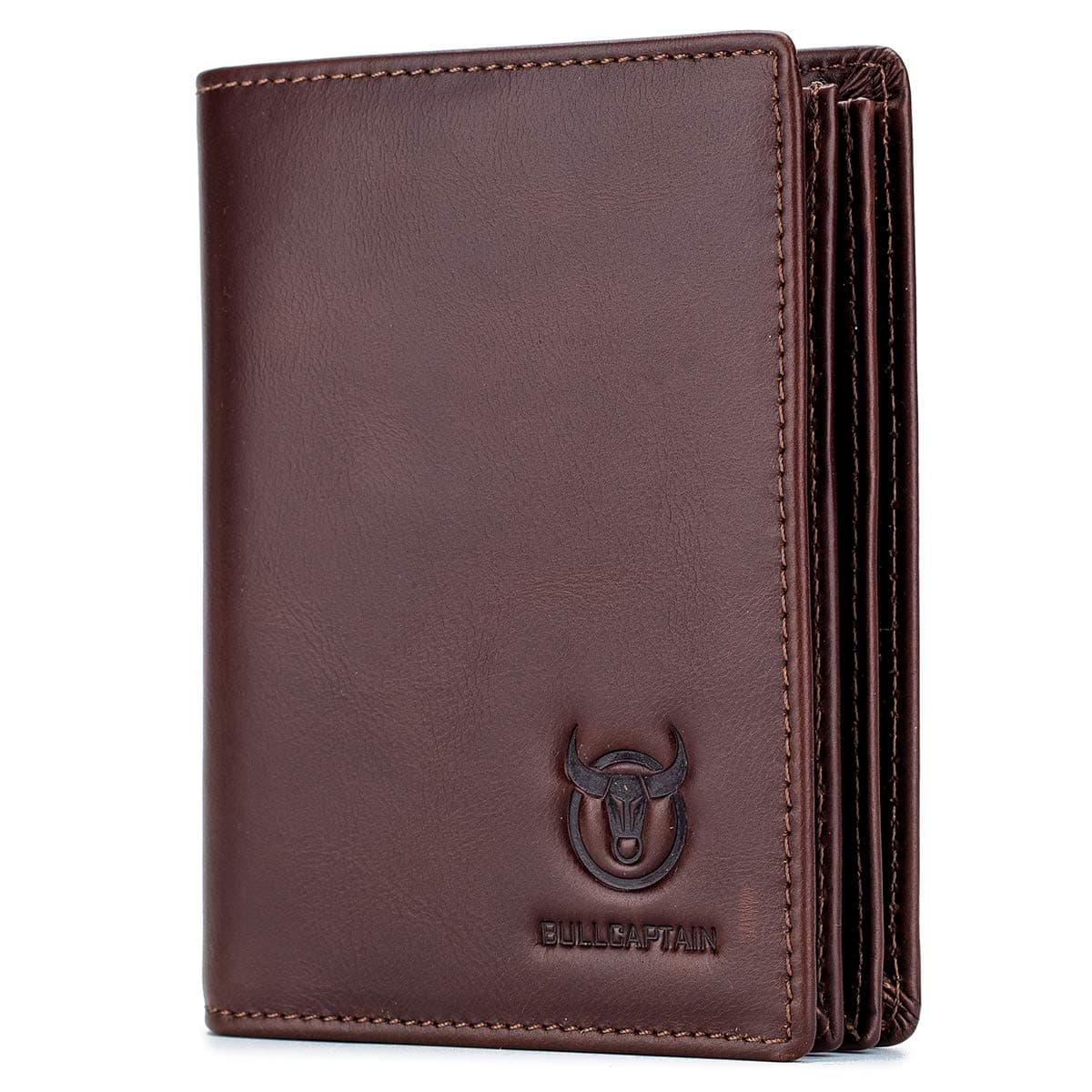 BULLCAPTAIN Large Capacity Genuine Leather Bifold Wallet/Credit Card Holder for Men with 15 Card Slots QB-027 on Amazon.ae - Price Tracker