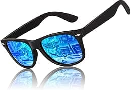 Polarized Sunglasses for Men Driving Sun glasses Shades 80's Retro Style Brand Design Square - Best Deal Finder