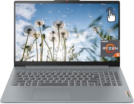 Lenovo IdeaPad Slim 3i 15.6" FHD Touch Laptop, AMD Ryzen 5 7520U(Beat i7-1255U), AMD Radeon 610M, 8GB LPDDR5 RAM, 512GB SSD, Backlit Keyboard, Fingerprint Reader, Win 11 Home, Grey, EAT 16GB USB Pen on Amazon.ae - Price Tracker