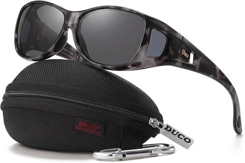 DUCO Wraparound Fitover Glasses Polarized Wear Over Sunglasses for Men Women UV Protection Sun Glasses Driving 8953 on Amazon - Best Deal Finder
