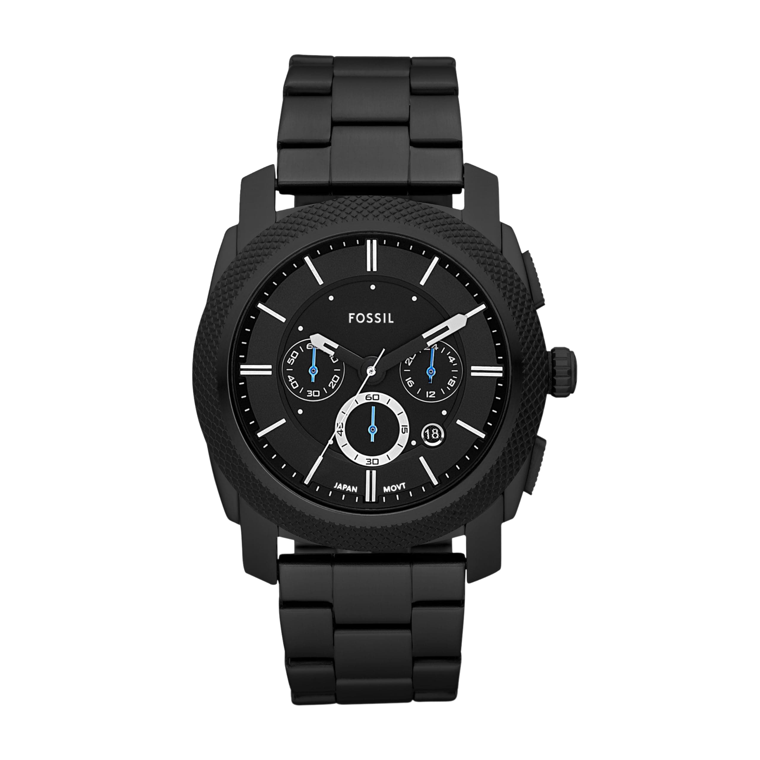Fossil Machine Men's Watch with Stainless Steel or Leather Band, Chronograph or Analog Watch Display on Amazon.ae - Price Tracker