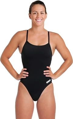 Arena womens Arena Women's Challenge Open Back Maxlife One Piece Solid Team Swimsuit One Piece Swimsuit - متتبع أسعار Amazon.sa