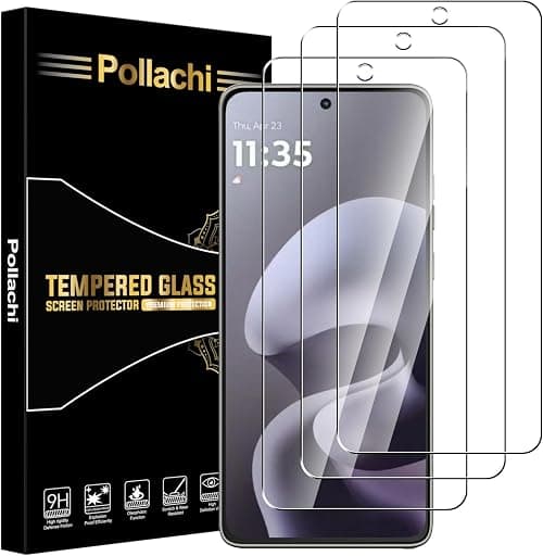 Pack of 3 Tempered Glass Screen Protector Film for Motorola Moto G67/Moto G77 5G 9H Hardness, Bubble-Free, Scratch-Resistant على Amazon.ae - متتبع الأسعار