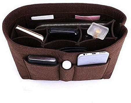 ZTUJO Purse Organizer Insert, Felt Bag Organizer For Handbag, 13 Colors, 6 Sizes (Small, Coffee) on Amazon.ae - Price Tracker