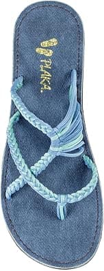 Plaka Flip Flops Sandals for Women Oceanside on Amazon.ae - Price Tracker