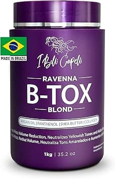 I Belli Capelli Ravenna Hair B-tox Treatment for Blond Hair- B-tox Capilar Para el Cabello, Cirugia Capilar Para el Cabello- Effect Anti-Frizz, Volume Reduction, Smoothing- 35.2 oz(1kg) on Amazon.ae - Price Tracker