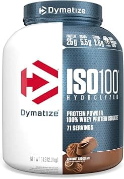 Dymatize ISO 100 Hydrolyzed Protein 5 Lbs Chocolate. on Amazon - Best Deal Finder