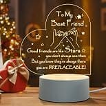 MAKINGTEC Engraved Night Light for Best Friend and Sister, Gift for Birthdays, Valentine's Day, and Thank You Occasions - Unique and Memorable Present for Female Friends, Besties, and BFFs - Amazon.ae Price Tracker
