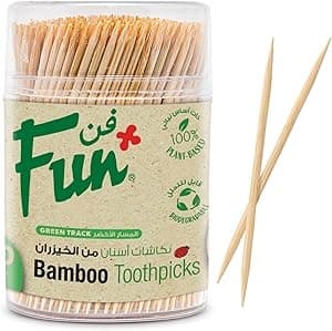 FUN BY AL BAYADER فن Indispensable Wooden Toothpick - Pack Of 400 - Amazon.ae Price Tracker