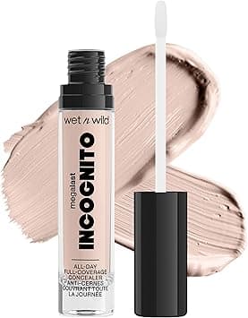 Wet n Wild, Mega Last Incognito AllDay Full Coverage Concealer, Light Beige, 0.18 Ounce on Amazon.ae - Price Tracker
