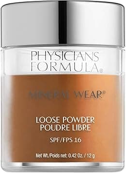 Physicians Formula (10ml, Deep Cocoa) - Spf 16 Mineral Wear Loose Powder, Deep Cocoa, 10ml on Amazon.ae - Price Tracker