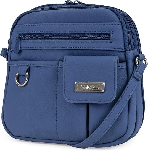 MultiSac Womens Multisac North South Mini Zip Around Crossbody Bag Cross Body on Amazon.ae - Price Tracker