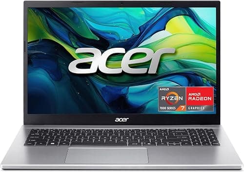 Acer Aspire Go 15 AI Ready Laptop | 15.6" FHD (1920 x 1080) IPS Display | AMD Ryzen 7 7730U | AMD Radeon Graphics | 16GB DDR4 | 512GB PCIe Gen4 SSD | Wi-Fi 6 | Windows 11 Home | AG15-42P-R9FW على Amazon.ae - متتبع الأسعار