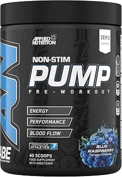 Applied Nutrition ABE Pump Stim Free Pre Workout Food Supplement, Blue Razz, 40 Servings على Amazon.ae - متتبع الأسعار