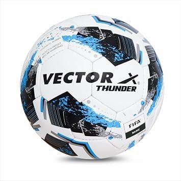 Vector X Thunder FIFA Basic Football Size 5 | Machine Stitched | Training | Match | Sports | Playing | Practice | Soccer Ball على Amazon.ae - متتبع الأسعار