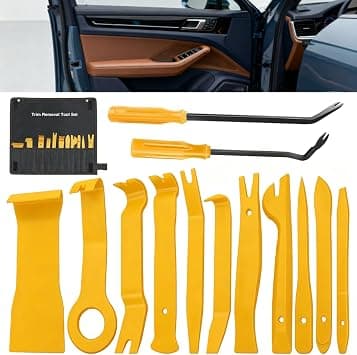 13 Pcs Auto Trim Removal Tool Kit, Auto Fastener Remover Pry Bar Set على Amazon.ae - متتبع الأسعار