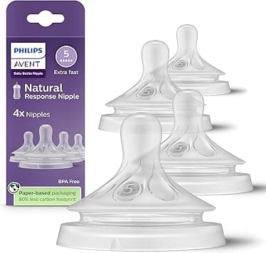 Philips Avent Natural Response, Extra Fast Flow (Flow 5), 4-Pack, SCY965/44 - Amazon.ae Price Tracker