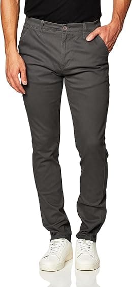 Southpole mens Flex Stretch Basic Long Chino Pants Casual Pants - متتبع أسعار Amazon.ae