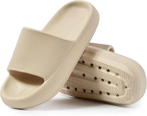 SNEGA Cloud Slides for Women - Lightweight and Comfortable | Non-Slip Soft Cushioned Thick Soles for Picky Feet | Waterproof | Easy to Clean and Quick Drying | Elastic and Durable on Amazon.ae - Price Tracker