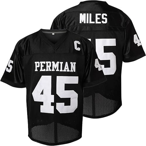 Boobie Miles Jersey, 45 Permian Friday Night Lights Football Jersey White Black S-XXXL on Amazon.ae - Price Tracker