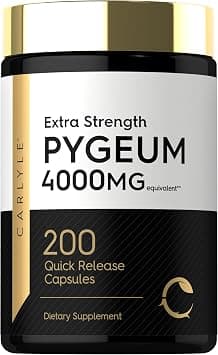 Carlyle Pygeum Africanum Bark | 200 Capsules | High Potency Extract | Non-GMO, Gluten Free Supplement على Amazon.ae - متتبع الأسعار