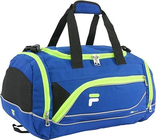 Fila Sprinter 19" Sport Duffel Bag, Black/Teal on Amazon.ae - Price Tracker