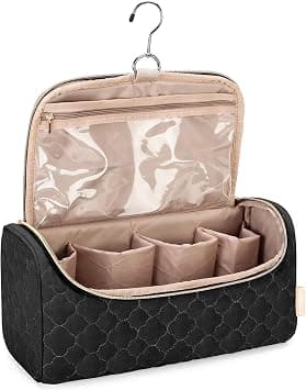 Travel Case for Dyson Airwrap Complete Styler and Attachments, Portable Storage Bag with Hanging Hook, Lightweight and Soft, Multiple Pockets, for Hair Curler Accessories, Black - Best Deal Finder