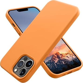 OTOFLY for iPhone 13 Pro Max Case [Compatible with MagSafe] Full-Body Silicone Shockproof Slim Thin Phone Case for iPhone 13 Pro Max 6.7 inch (Orange) على Amazon.ae - متتبع الأسعار