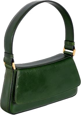 Time Resistance Leather Handbag - Full-Grain Leather Purse for Women - Shoulder Bag Made in Italy على Amazon.ae - متتبع الأسعار