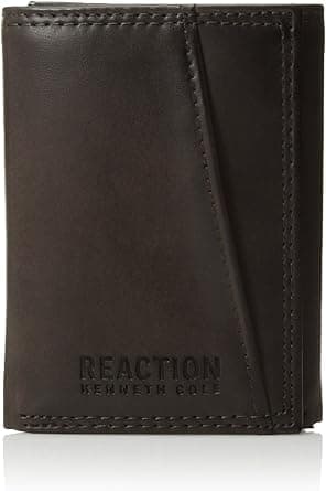 Kenneth Cole REACTION Men's Wallet - RFID Genuine Leather Slim Trifold with ID Window and Card Slots on Amazon.ae - Price Tracker