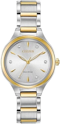 Citizen Eco-Drive Corso Womens Watch, Stainless Steel, Diamond - Amazon.ae Price Tracker