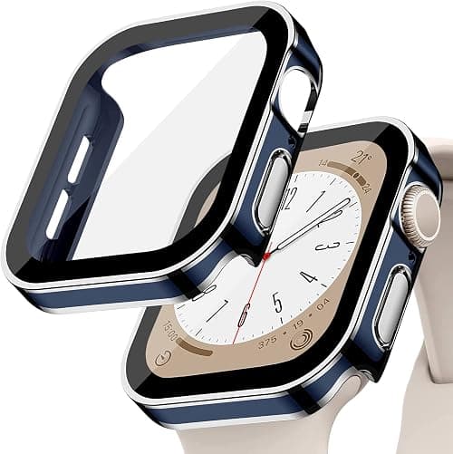 Hard PC Waterproof Case for Apple Watch Case 42mm 46mm 40mm 44mm 41mm 45mm, Built-in Tempered Glass Screen Protector, Ultra-Thin HD Full Protective Cover for iWatch Series 11 10 9 8 7 6 5 4 SE 3/2/1 on Amazon.ae - Price Tracker
