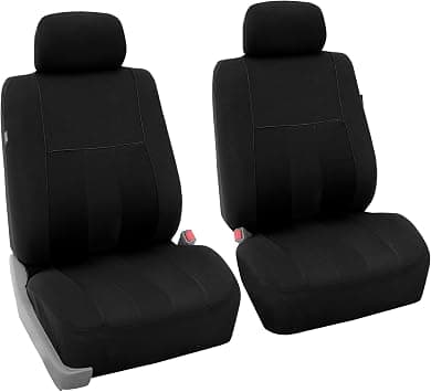 FH Group Car Seat Covers Front Set Cloth - Seat Covers for Low Back Car Seats with Removable Headrest, Universal Fit, Automotive Seat Cover, Airbag Compatible Car Seat Cover for SUV, Sedan, Van Black - Amazon.ae Price Tracker