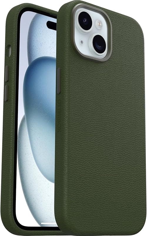 OtterBox Symmetry Series Cactus Leather MagSafe Case for iPhone 15, Shockproof, Drop proof, Protective Thin Case, 3x Tested to Military Standard, Green on Amazon.ae - Price Tracker