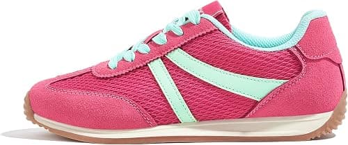 LUCKY STEP Women's Retro Fashion Sneakers Non Slip Comfortable Casual Running Shoes Breathable Classic Walking Trainers on Amazon.ae - Price Tracker