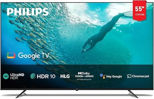 Philips 55 inch 4k Smart Google tv 7100 series 55PUT7129/56, Dolby Vision + HDR 10 Support, Google Voice Asistant, Youtube, Netflix,Shahid, 2024 model with 1 year warranty on Amazon.ae - Price Tracker