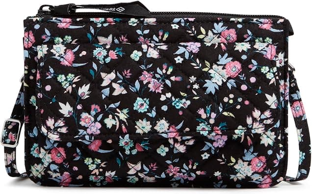 Vera Bradley womens Cotton Wallet Crossbody Purse With Rfid Protection Crossbody Purse on Amazon.ae - Price Tracker