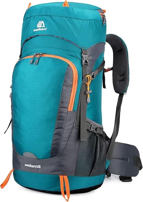 65L Hiking Backpack with Rain Cover Lightweight Camping Daypack Large Trekking Backpack for Men Women Waterproof Rucksack for Outdoor Travel Hiking Trekking Camping Sport on Amazon.ae - Price Tracker