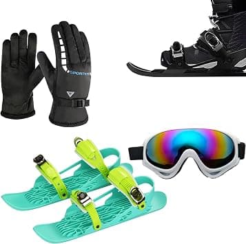 Ski Skates | Portable Adjustable Protective | Outdoor Skiing Snow Skates | for Snowboarding Snowshoeing Adults Youth Beginners Enthusiasts on Amazon.ae - Price Tracker