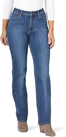 Wrangler womens High Rise True Straight Fit Jean Jeans on Amazon.ae - Price Tracker