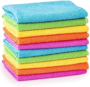 MTS (10) - MTS 10/20/30/40/50 Microfibre Cleaning Cloths Dusters Car Bathroom Polish Towels (10), Multi-coloured on Amazon.ae - Price Tracker