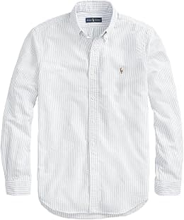 POLO RALPH LAUREN Men's Classic Oxford Long Sleeve Sport Shirt - Best Deal Finder