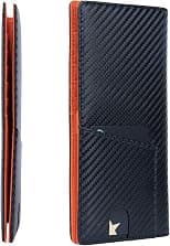 Alldaily Bifold Long Slim Wallets for men, Leather RFID Blocking Credit Card Holder with ID Window - Best Deal Finder