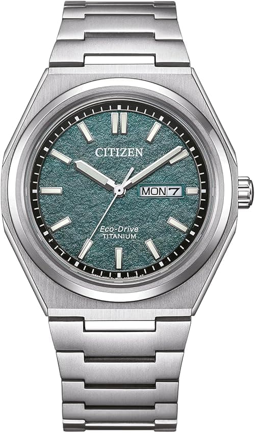 Citizen Men's Analogue Japanese Quartz Watch with Titanium Strap AW0130-85XE, Silver, bracelet on Amazon.ae - Price Tracker
