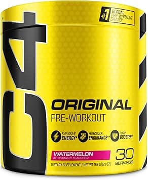 Cellucor C4 Original Pre Workout Powder Watermelon Sugar Free Preworkout Energy Supplement for Men & Women 150mg Caffeine + Beta Alanine + Creatine, 30 Servings - Amazon.ae Price Tracker