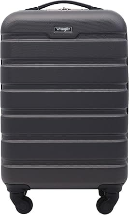Wrangler 20" Hardside Spinner Carry On Luggage on Amazon.ae - Price Tracker