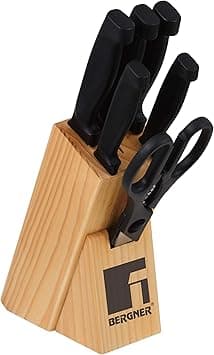 Bergner Giyo 7 Pcs Knife Set, Stainless Steel, Black, Bg39820Mm on Amazon.ae - Price Tracker