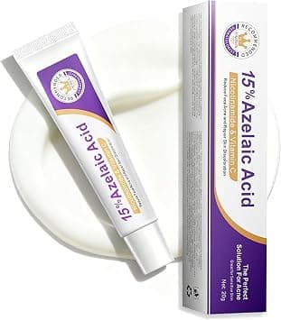 15% Azelaic Acid Acne Cream, Azelaic Acid Serum, Vitamin C & Niacinamide Facial Treatment,Redness Relief Face,Smoothing Skin and Blemish, Clears Pores on Amazon.ae - Price Tracker