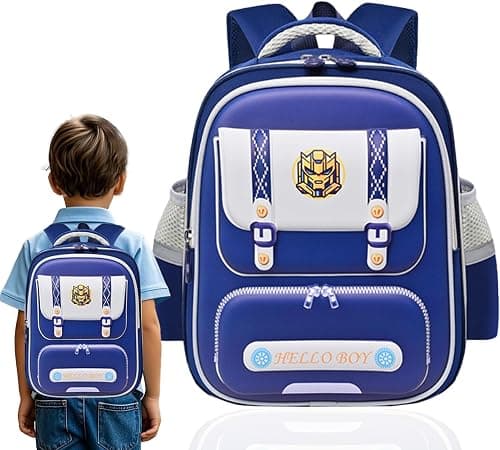 Children School Bag Student Waterproof Backpack with Reflective Strip Design and Padded Adjustable Shoulder Strap ,Large Volume Bookbag for 3-10 Y Boys Girls Preschool على Amazon.ae - متتبع الأسعار