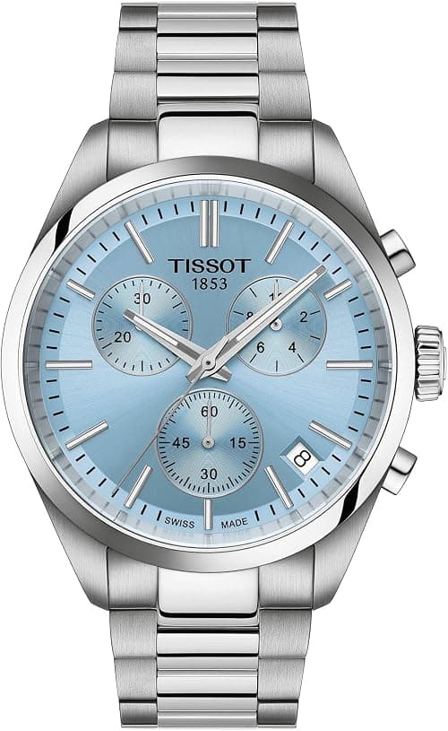 Tissot T1504171135100 Men's Wristwatch, Silver, blue, Classic on Amazon - Best Deal Finder